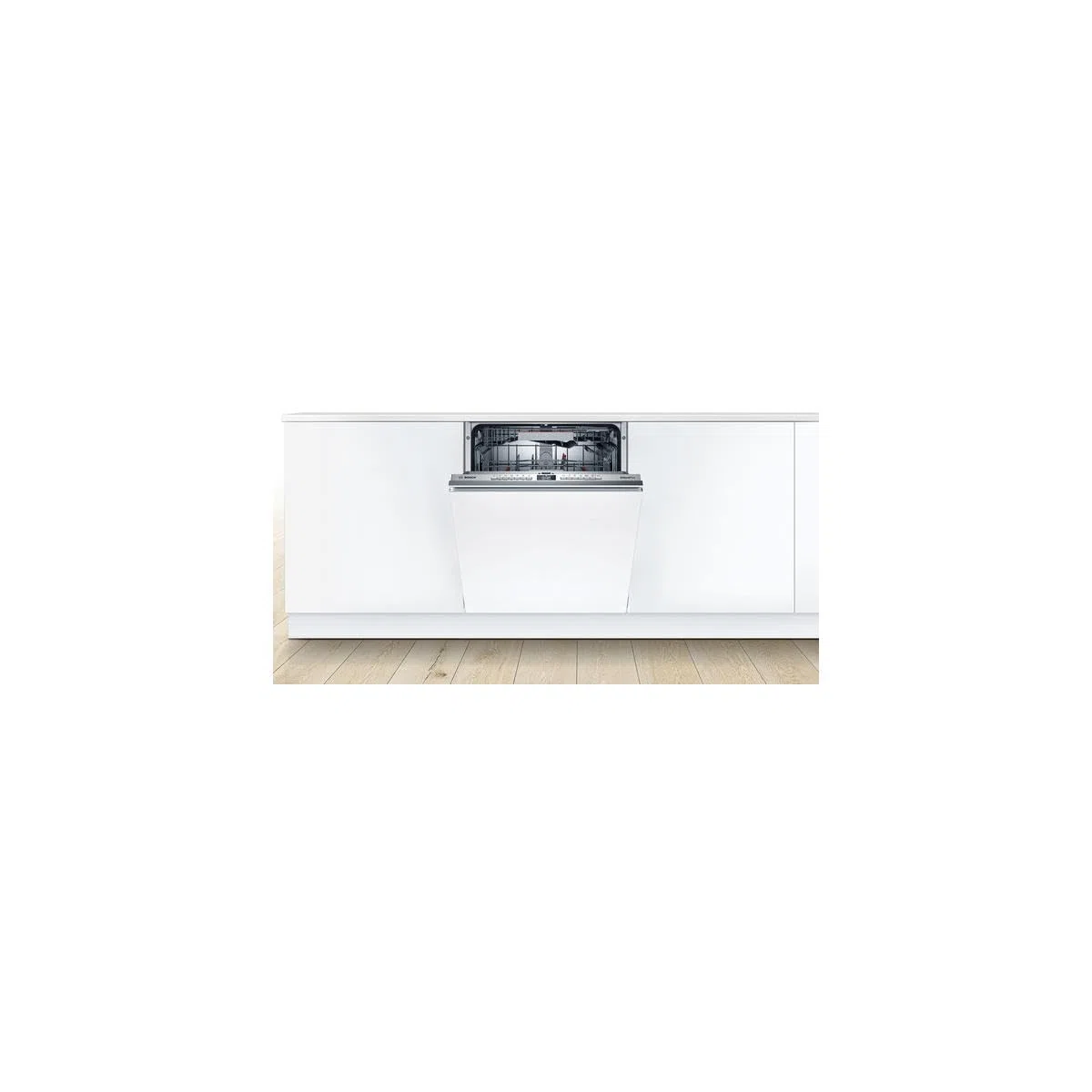 Bosch SMV4HDX52E Serie 4 Smarter Geschirrspüler vollintegriert, 60 cm breit, Besteckkorb, Dritter Korb, Made in Germany, Silence Programm besonders leise, Extra Trocknen auf Knopfdruck