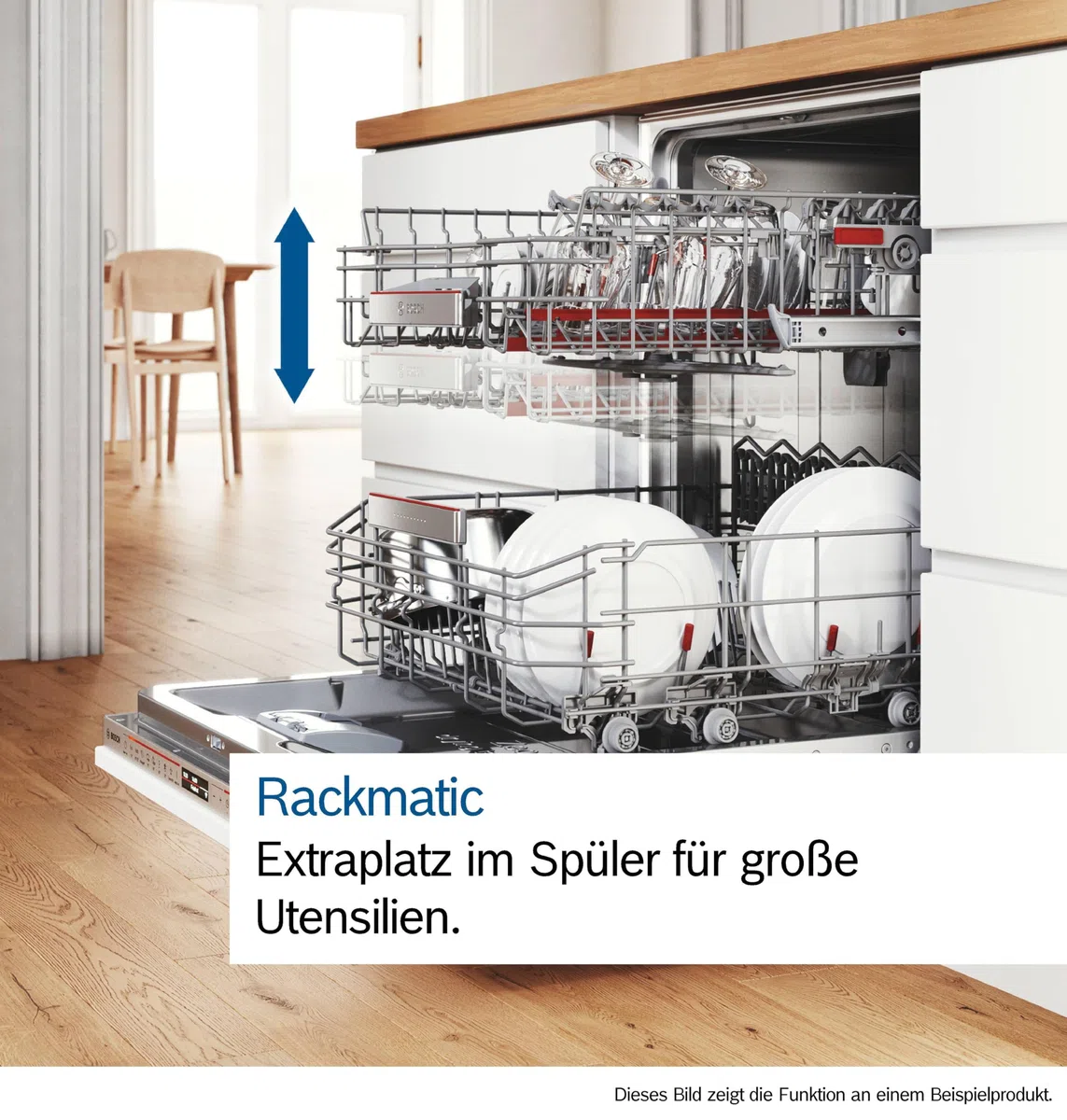 Bosch Serie 6 Teilintegrierter Geschirrspüler 60 cm Edelstahl SMI6ECS18E