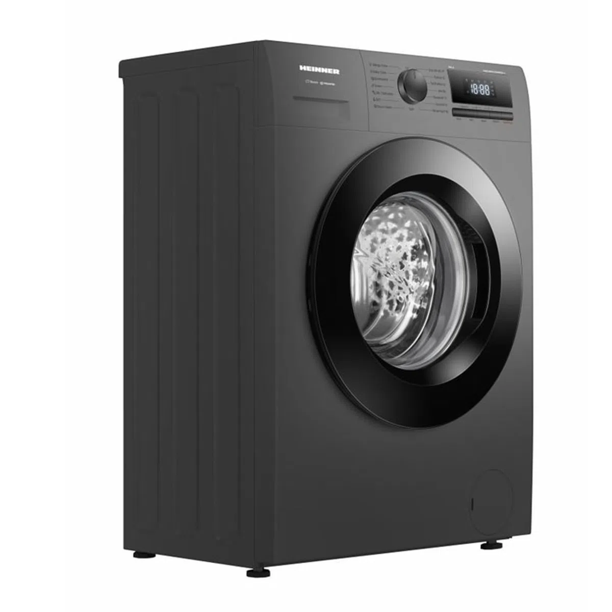 HWM-HME712IVSMTGA+++ Slim Waschmaschine – 7 kg – 1200 U/min – Energieklasse A – Inverter-Motor – 15 Programme – Dampfprogramme – LED-Display – Titan-Grau