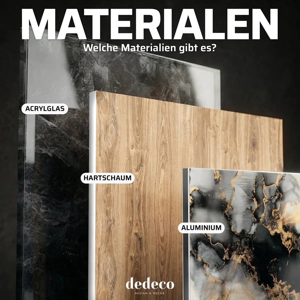 Dedeco Küchenrückwand Motiv: Obst & Gemüse V1, 3mm Aluminium Platte als Fliesenverkleidung Spritzschutz Küchenwand Verbundplatte wasserfest, inkl. UV-Lack glänzend, alle Untergründe, 260 x 60 cm