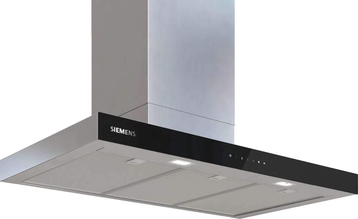 Siemens Dekorative Dunstabzugshaube für die Wand, iQ500, Breite 90 cm