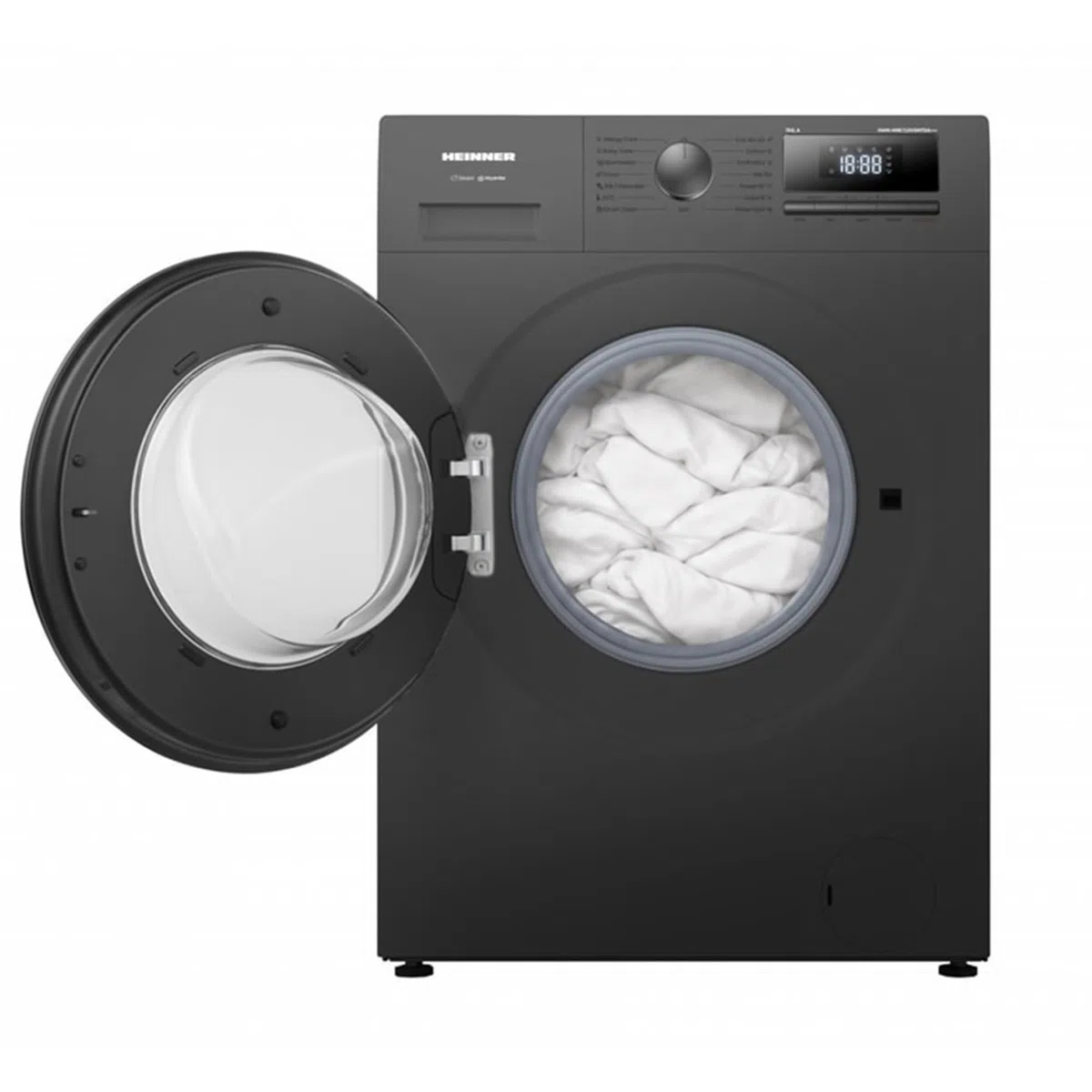 HWM-HME712IVSMTGA+++ Slim Waschmaschine – 7 kg – 1200 U/min – Energieklasse A – Inverter-Motor – 15 Programme – Dampfprogramme – LED-Display – Titan-Grau