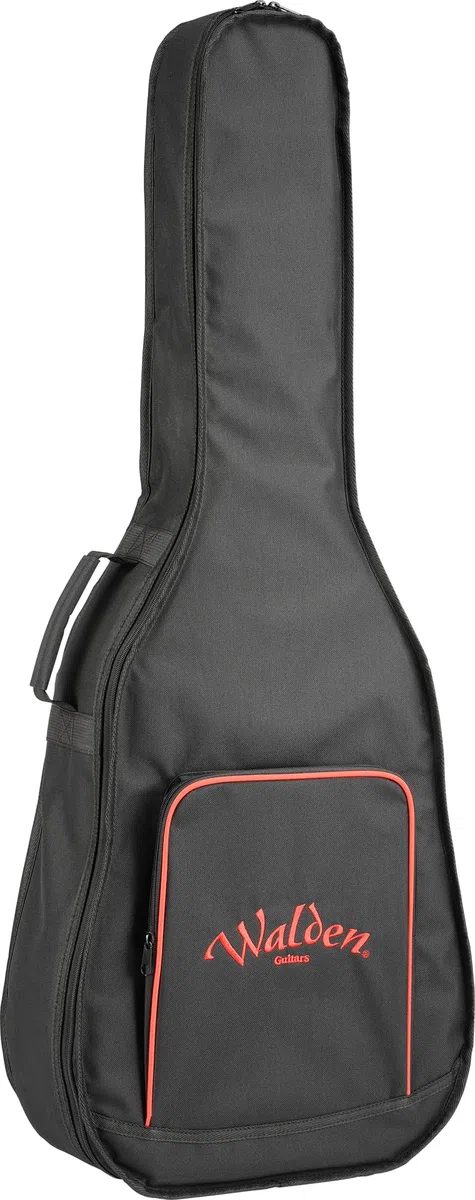WALDEN Konzertgitarre, laminierte Fichtendecke, Hochglanz Lackierung, inkl. Tasche