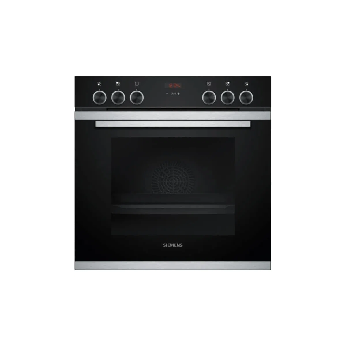 Siemens EQ211KB10 iQ300 Herd-Glaskeramik-Kochfeld-Kombination (herdgesteuert), Schnellaufheizung, 3D-Heißluft Plus Backen auf 3 Ebenen, Backwagen, 59,4 cm breit