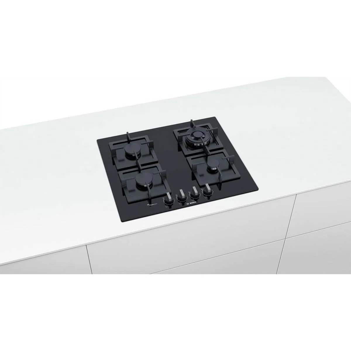 Bosch - Table de cuisson à gaz en verre trempé pph6 a6b20 Finition Noir - 60 cm