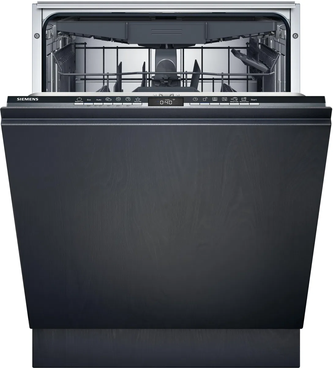 Siemens SN63EX02CE Geschirrspüler iQ300, vollintegrierte Spülmaschine mit Besteckschublade, 60 cm, HomeConnect, varioSpeed Plus, infoLight, flexKörbe, Favorit