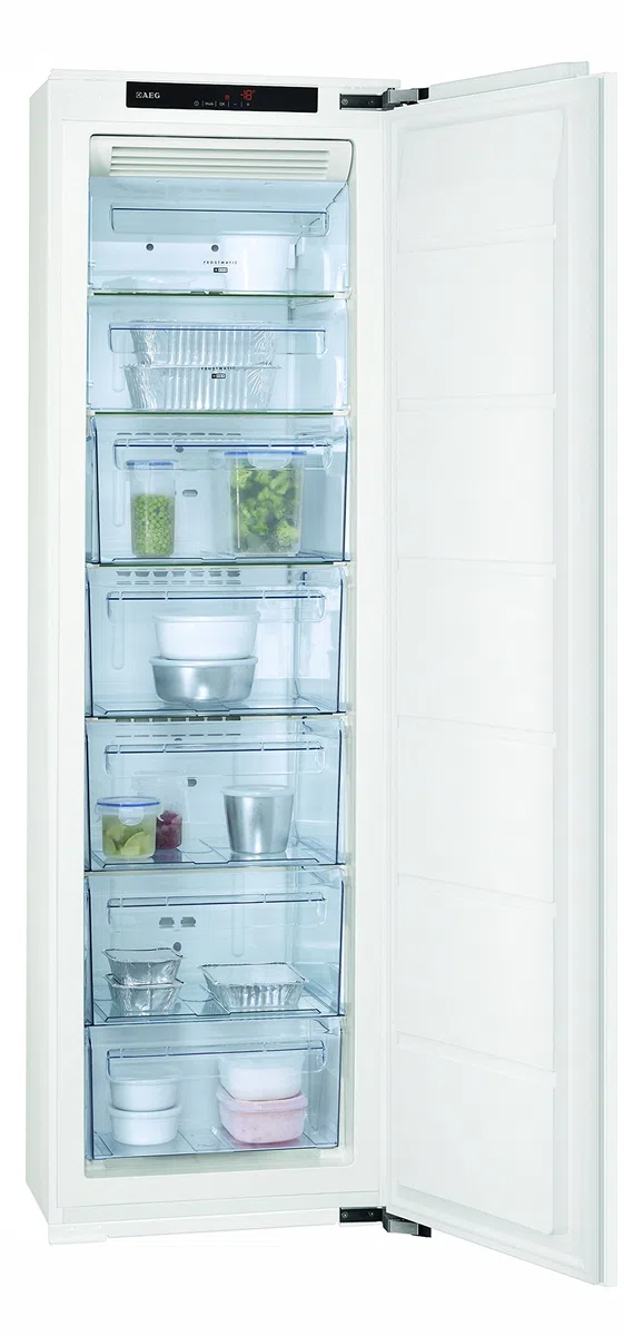 AEG AGN71800F0 Einbau-Gefriertruhe rechts, 208 l, A+, weiß – Gefrierschrank (rechts, 208 l, 20 kg/24h, Frostschutz-System, A+, Weiß)